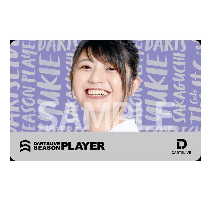 ダーツライブ プレイヤー グッズ 第二弾 坂口優希恵 DARTSLIVE PLAYER 