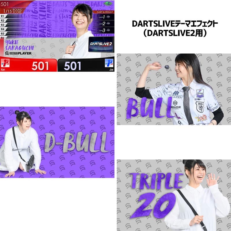 ダーツライブ プレイヤー グッズ 第二弾 坂口優希恵 DARTSLIVE PLAYER 