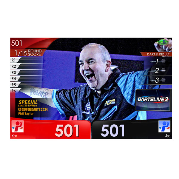 ĥ饤 ѡ2024 ե롦ƥ顼 DARTSLIVE SUPER DARTS2024 Phil Taylor ĥ饤֥ɡĥ饤֥ơ