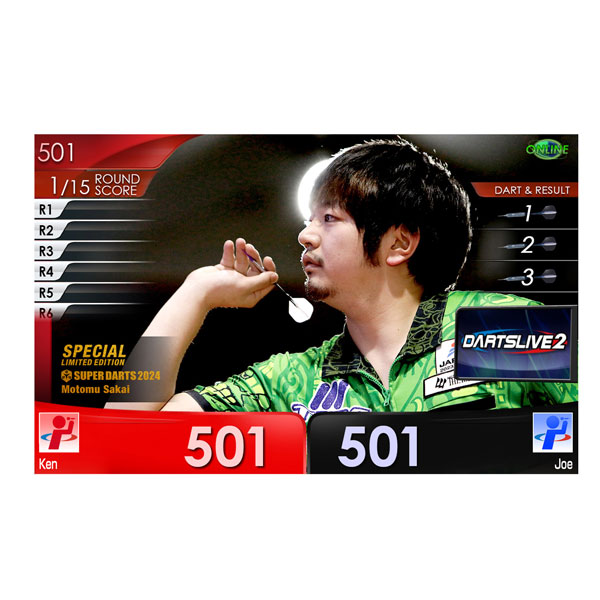 ĥ饤 ѡ2024  DARTSLIVE SUPER DARTS2024 Motomu Sakai ĥ饤֥ɡĥ饤֥ơ