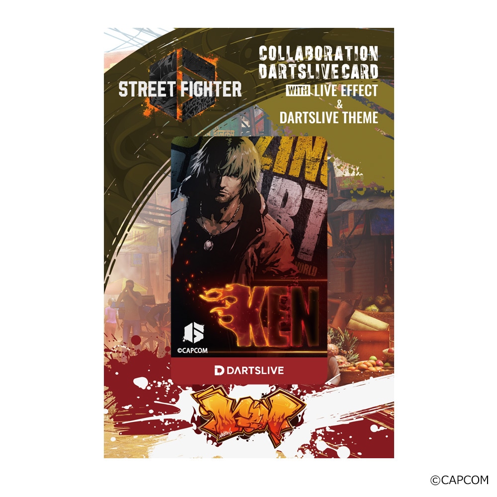 予約商品】【5/8発売】ストリートファイター6 ライブカード ケン