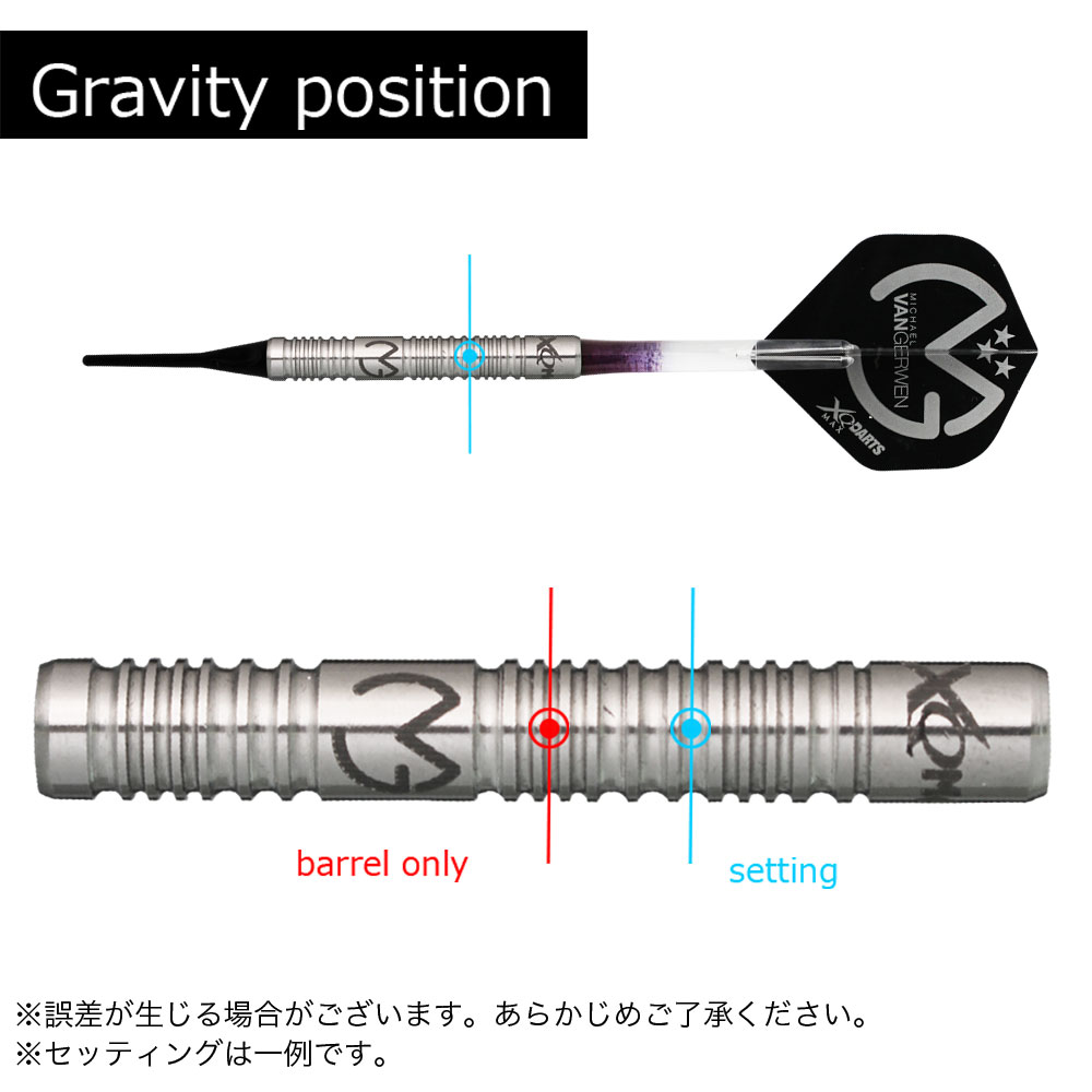 XQ DARTS MAX】Michael van Gerwen original 3Stars エックスキュー 