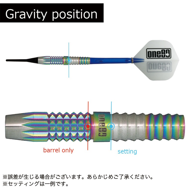 ワンエイティー コ・ジュン ダーツ レインボー One80 Kho Jun 2BA Rainbow darts バレル | ソフトダーツ,One80  | ダーツ用品専門店MAXIM Web通販店