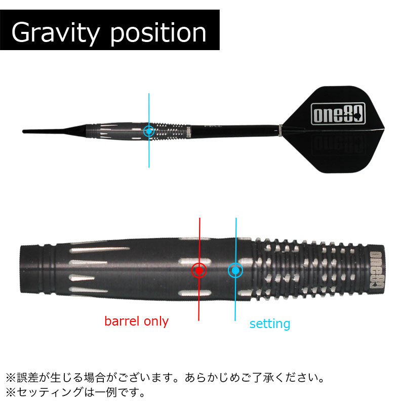 ワンエイティー ラファール ブラック One80 RAFALE Black ダーツ