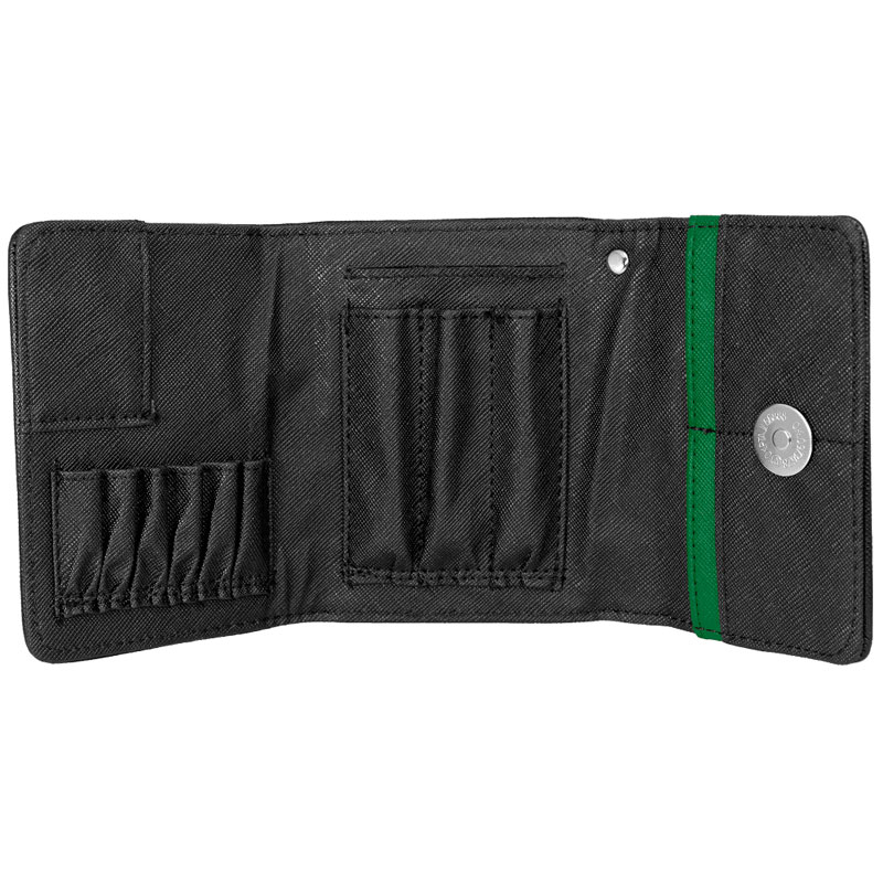 ߥå եȥĥåȥ֥å꡼ Mission Flint Darts Wallet Black with Green