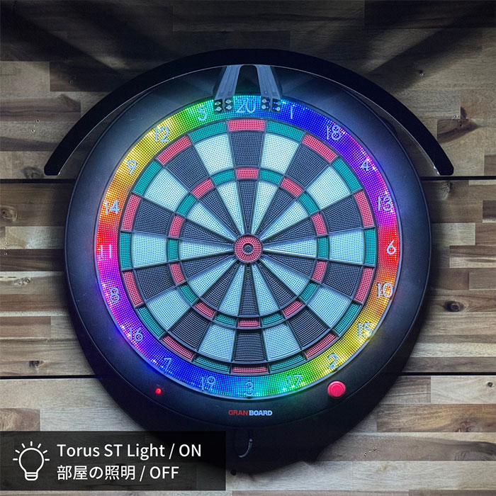 ߥå ȡ饹 ST ĥܡɥ饤 Mission Darts Torus ST DARTBOARD Light ĥܡ