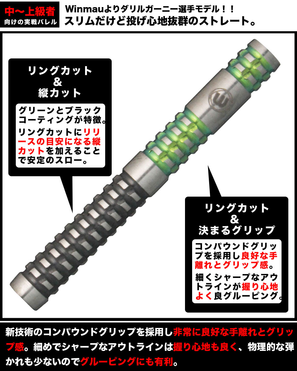 Winmau】ダリル・ガーニー ソフトダーツ 絶賛発売中！：ダーツショップ