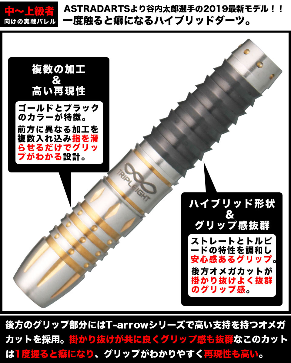 Tripleight】 ASTRA T-arrow3 ソフトダーツ 絶賛発売中！：ダーツ