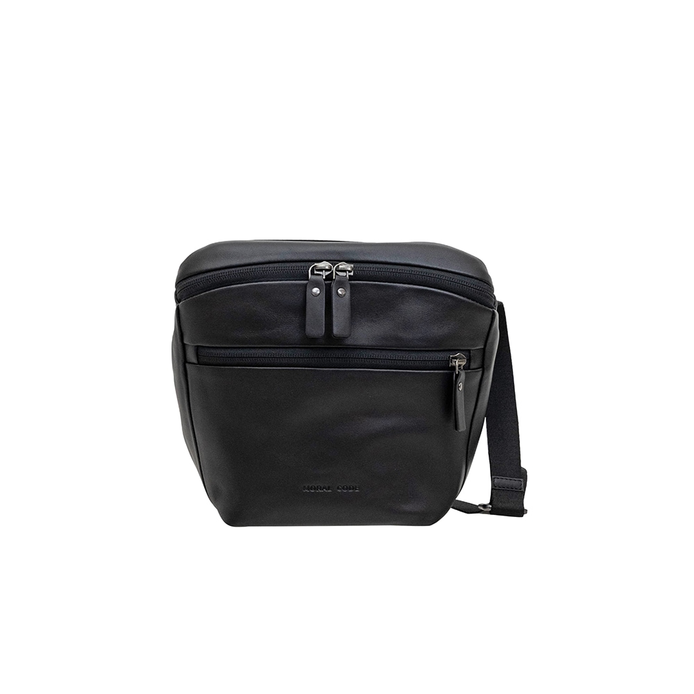 ショルダーバッグ ボディバッグ サコッシュ レザー 本革 DENVER BLACK