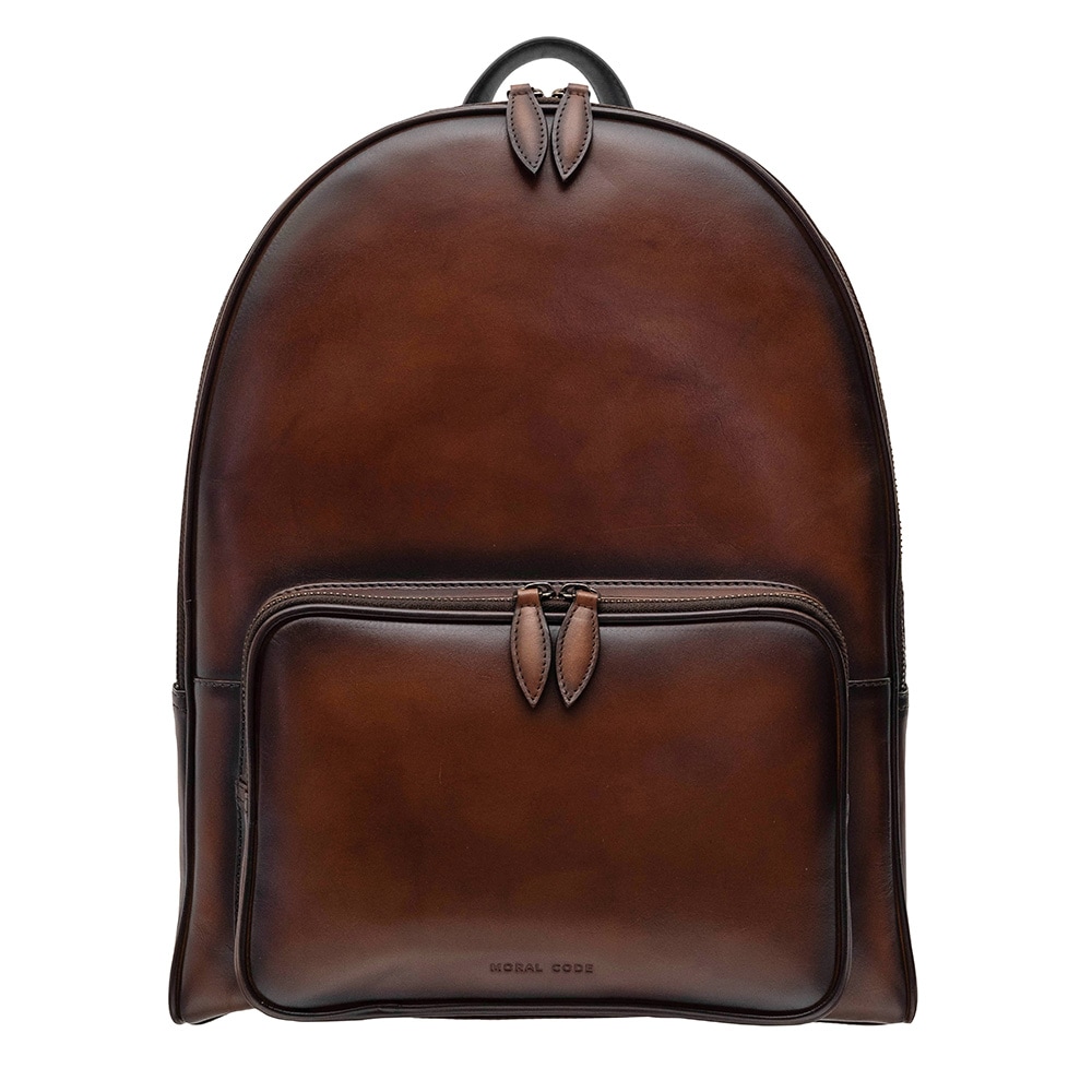 レザー ブラウン リュックサック レザービジネスリュック 本革 バックパック ブラウン GUILDFORD BROWN