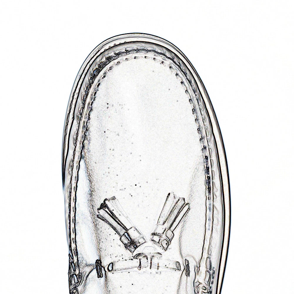 シャープなノーズのビジネスシューズ