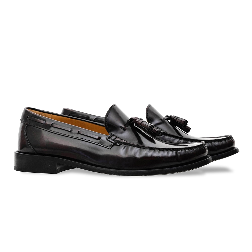 メンズ革靴ストレートチップ内羽根アーロンダークブラウン