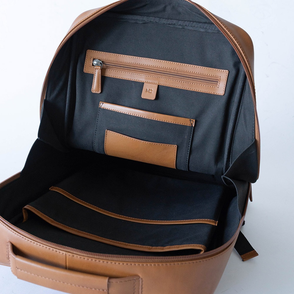 レザービジネスリュック OLIVER COGNAC バックパック コニャック茶