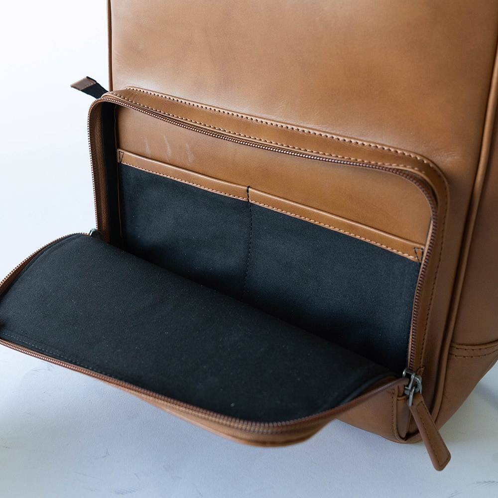 レザービジネスリュック OLIVER COGNAC バックパック コニャック茶