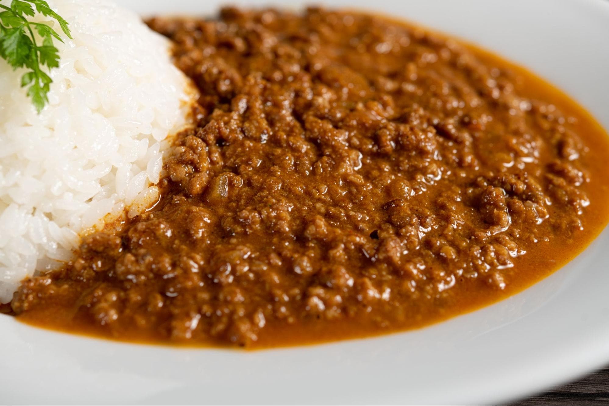 和牛と赤ワインのキーマカレー