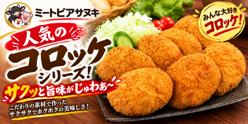 カマンベールチーズコロッケ 80g×4個入｜国産男爵いもととろ～りチーズの冷凍コロッケ