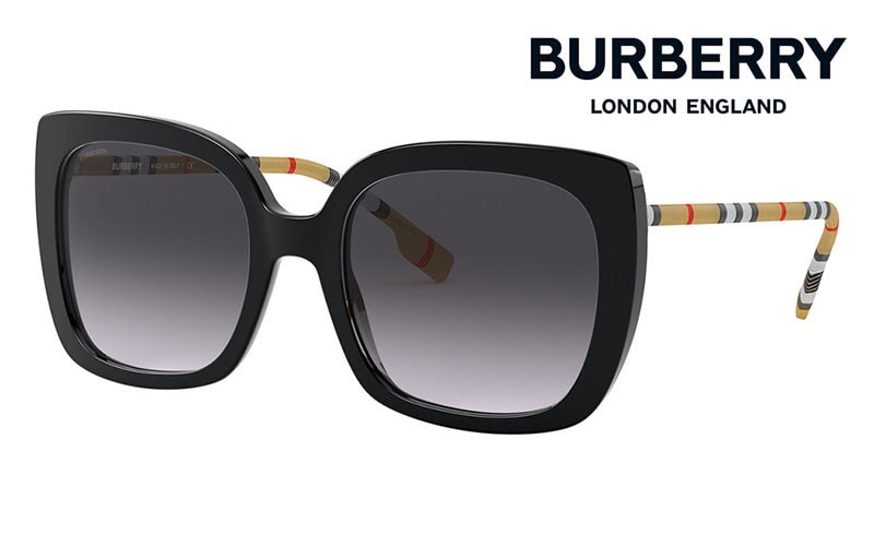 BE4323F 38538G 56 BURBERRY バーバリー サングラス CAROLL キャロル スクエア バタフライ  フルフィットモデル-メガネフラワーオンラインショップ