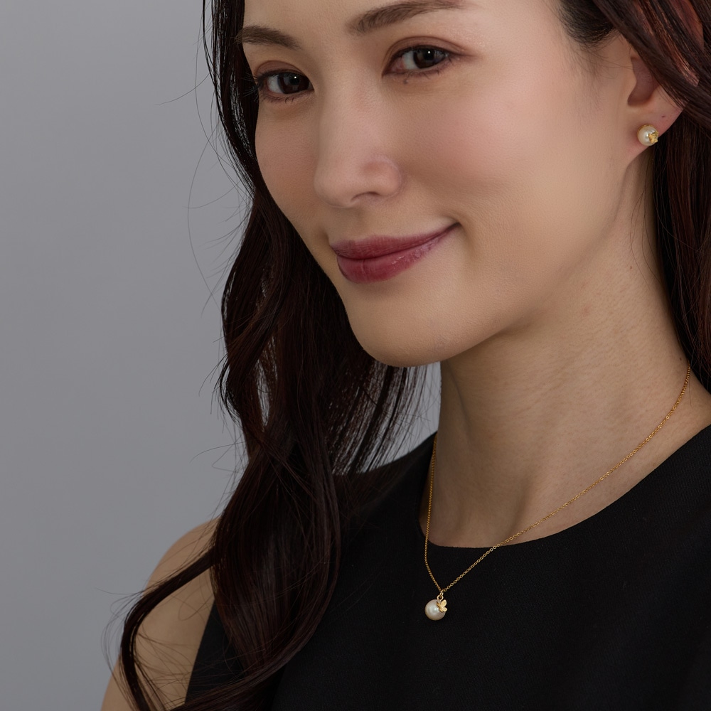 バタフライパールネックレス 日本製 バタフライ パール ネックレス | ネックレス | 日本製