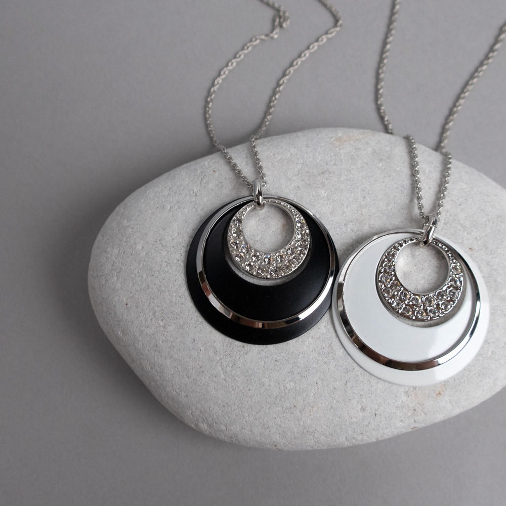 アクセサリー moon 宙色満月ネックレスと星月耳飾りセット – 宙フェス夜市