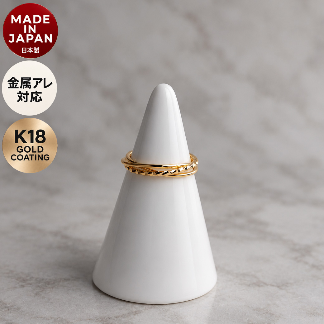 Delicate Trinity Pinky Ring｜1号から選べる華奢な3連ピンキーリング