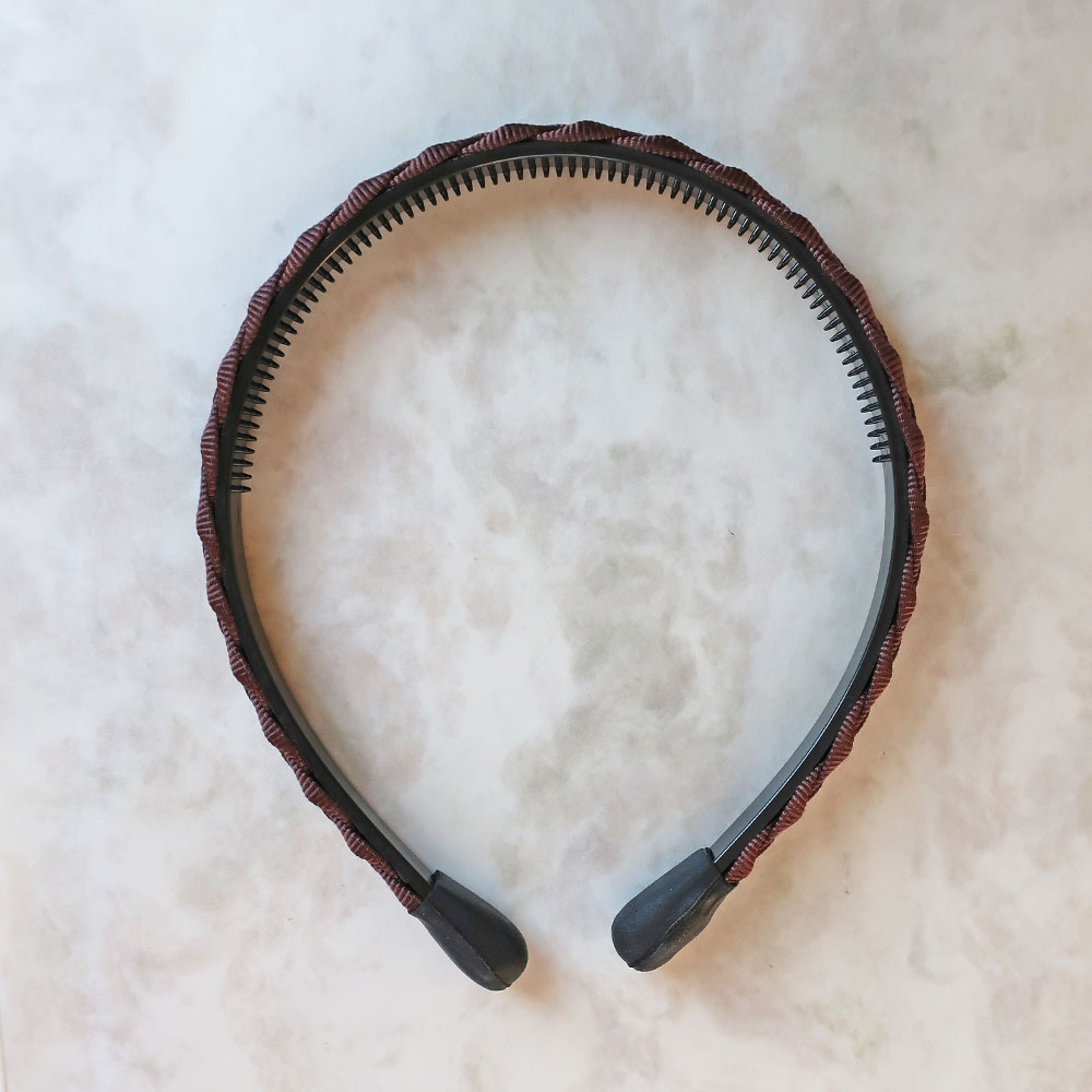 日本製 特許取得 痛くない ノンストレス カチューシャ 三つ編み