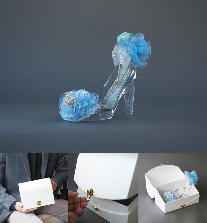 【シンデレラのガラスの靴】プリンセス・ブルー-メリアルーム