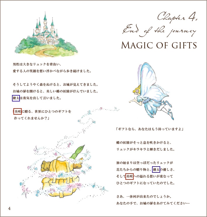Chapter 4,
                            MAGIC OF GIFTS

                            礭ʥå餤
                            ͤξдۤ⤫٤ʤ⤭³ޤ

                            Ƥ褦䤯̤ȡ뤬Ƥޤ
                            򳫤ȡĳʤǤޤ
                            ͦФƸޤ

                            £롢ˤҤȤĤΥեȤ
                            äƤޤ?

                            ֥եȤʤ顢ʤϤ⤦äƤޤ

                            ĳä©᤭ȡ
                            å饭ȵޤ

                            ιλϤޤ϶äݤäå
                            ֤£ʪȡͥ
                            ؤΰۤŤʤä
                            ҤȤĤΥեȤˤʤäƤΤǤ

                            β褿ΤǤ礦
                            ʤμǡ򤢤ƤߤƤ