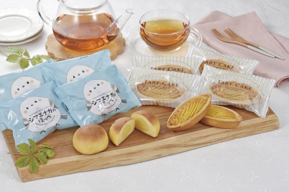 シマエナガのほっぺ＆とうきびタルトセット | スイーツ・デザート