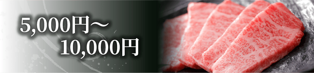 5,000円~10,000円