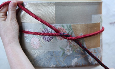 帯紐を使って 素敵な帯紐結び その1 基本結び
