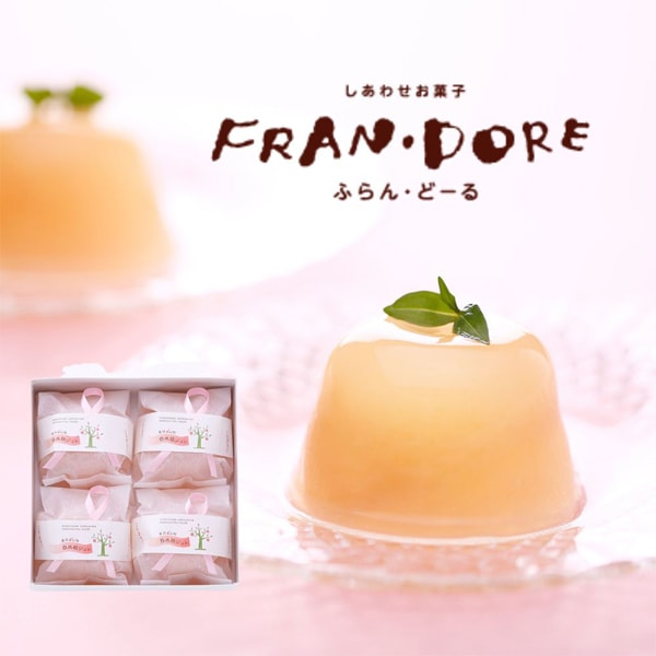 ふらん・どーる 白水桃ジュレ 4個入