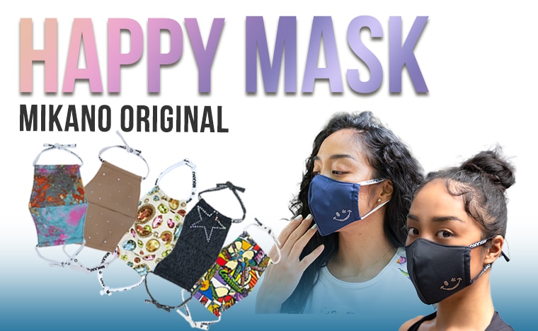 顔周りを華やかに！HAPPY MASK