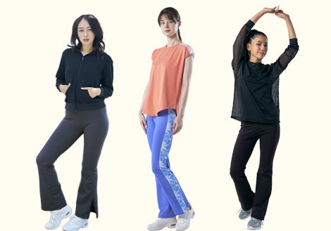 モデル着用のサイズ比べ画像