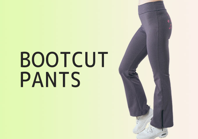 ブーツカットサイズ比べ｜フィットネスウェア・スポーツウェア