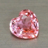 【値打ち】天然パパラチャサファイアリング 0.58ct メレダイヤ 0.12ct Pt900 5.5g EB5/ED3 サファイア