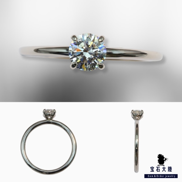 ブラックオパール リング 約16.5号 ダイヤモンド PT900