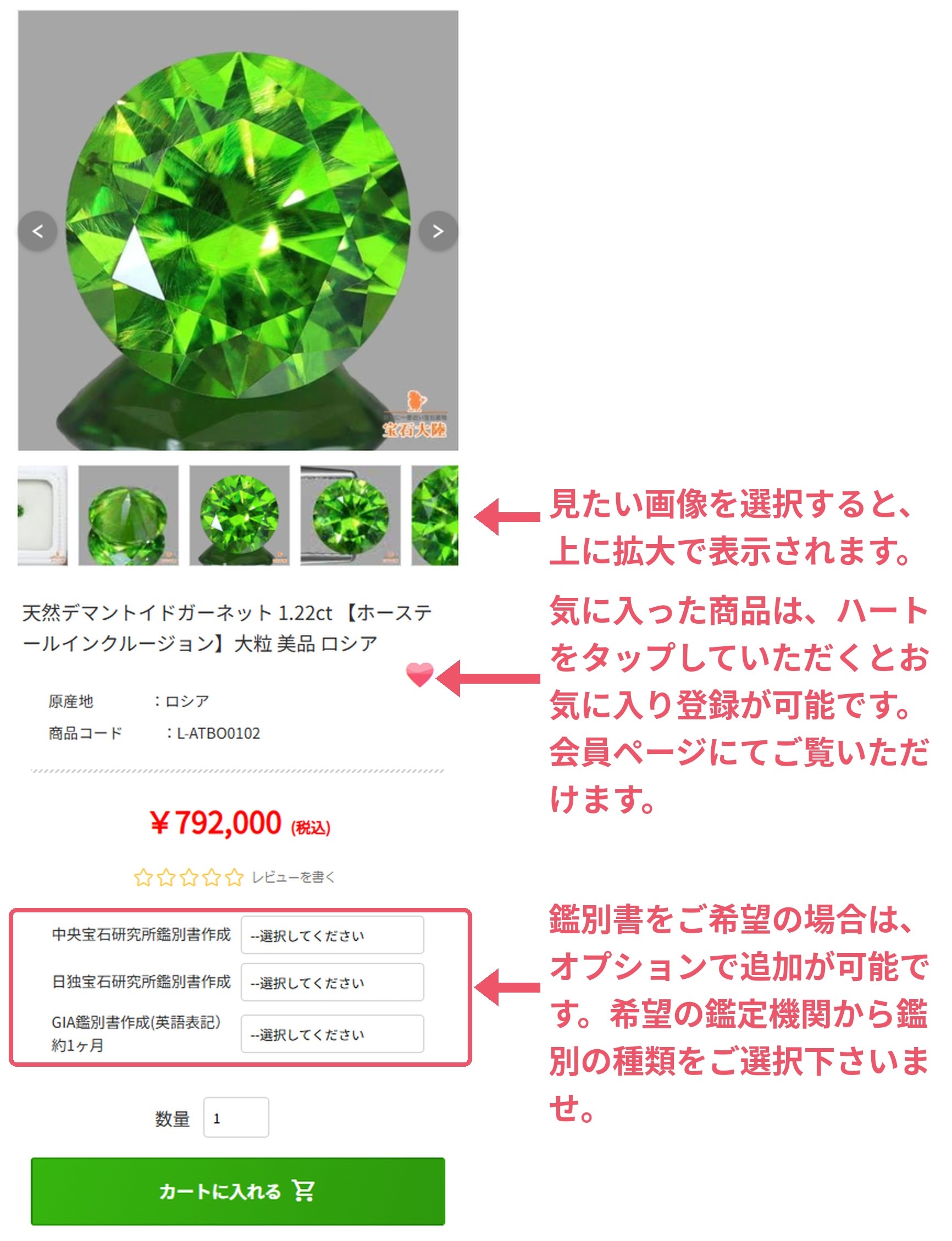 商品ページ全体図