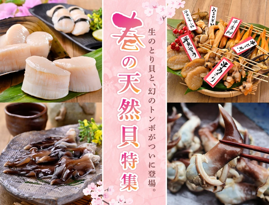岬だより オンラインストア | 2026年春・旬の天然貝特集