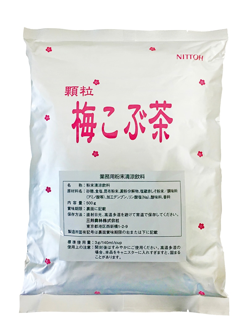 梅昆布茶 500g 業務用通販 三井農林 プロ用ネットショップ公式通販 Tea Break