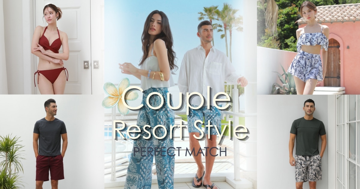 ハネムーンやカップル旅行に♡ふたりの仲が深まる、最新ペア水着特集