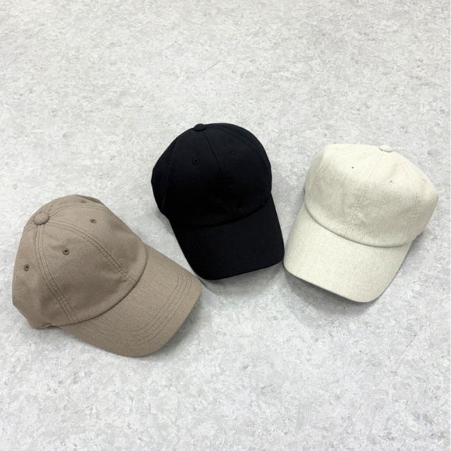 一級遮光綿麻ロングバイザーキャップ