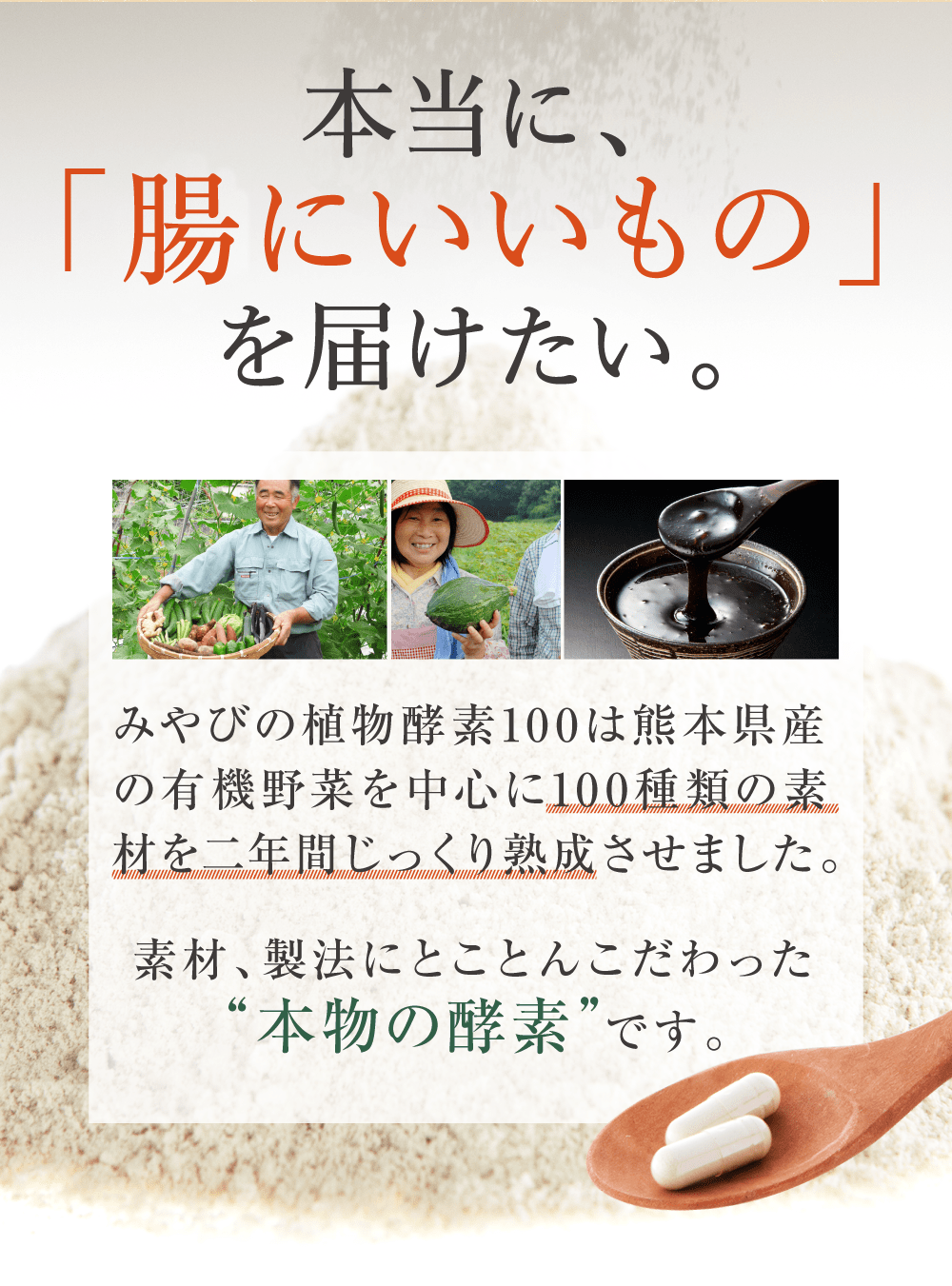 二年熟成・植物酵素100【二ヶ月2袋 定期便】｜みやび 公式通販