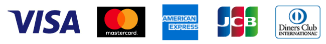 VISAMasterCardAmerican ExpressJCBDiners Club