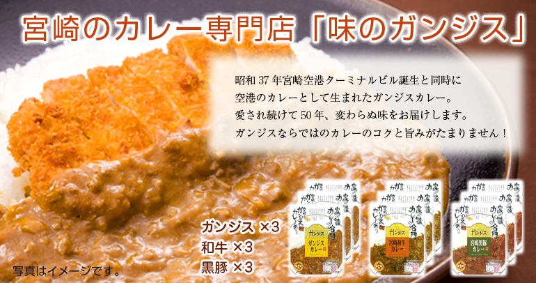 宮崎のカレー専門店「味のガンジス」オリジナルのレトルトカレー
