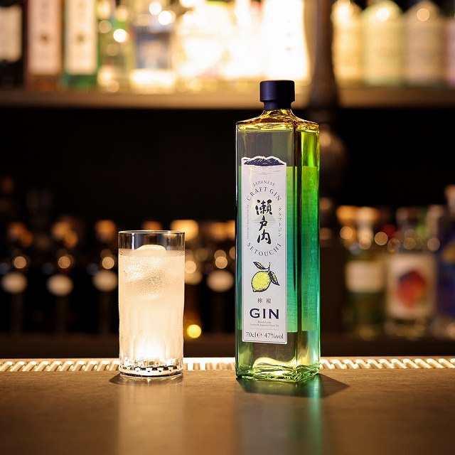 瀬戸内生まれの国産ドライジン。クラフトジン瀬戸内 檸檬 150ml 広島県