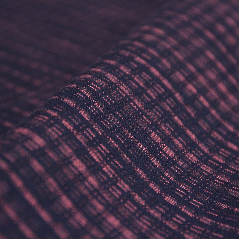 和木綿「縞絣調 赤」生地