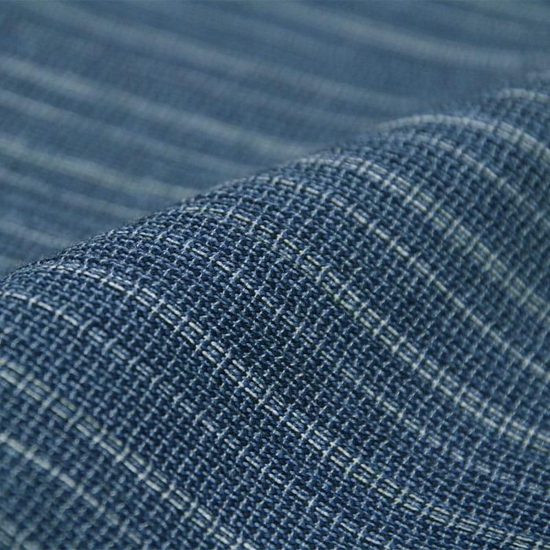 「夏木立」生地 ブルー