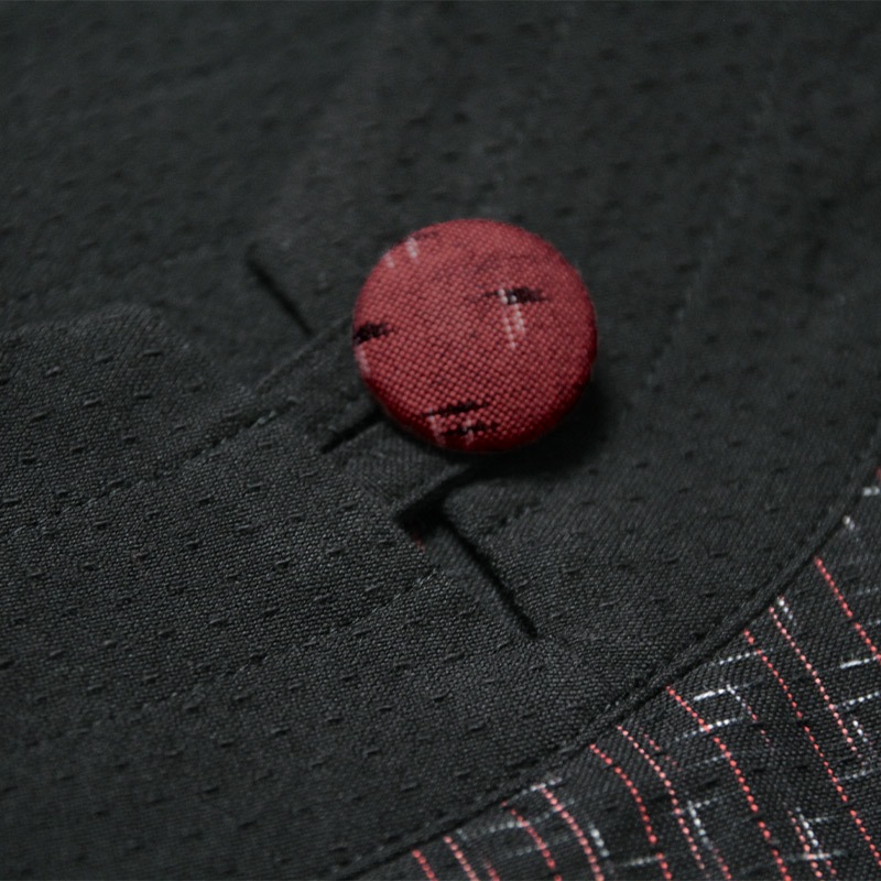 雪加プルオーバーチュニック　ボタンアップ