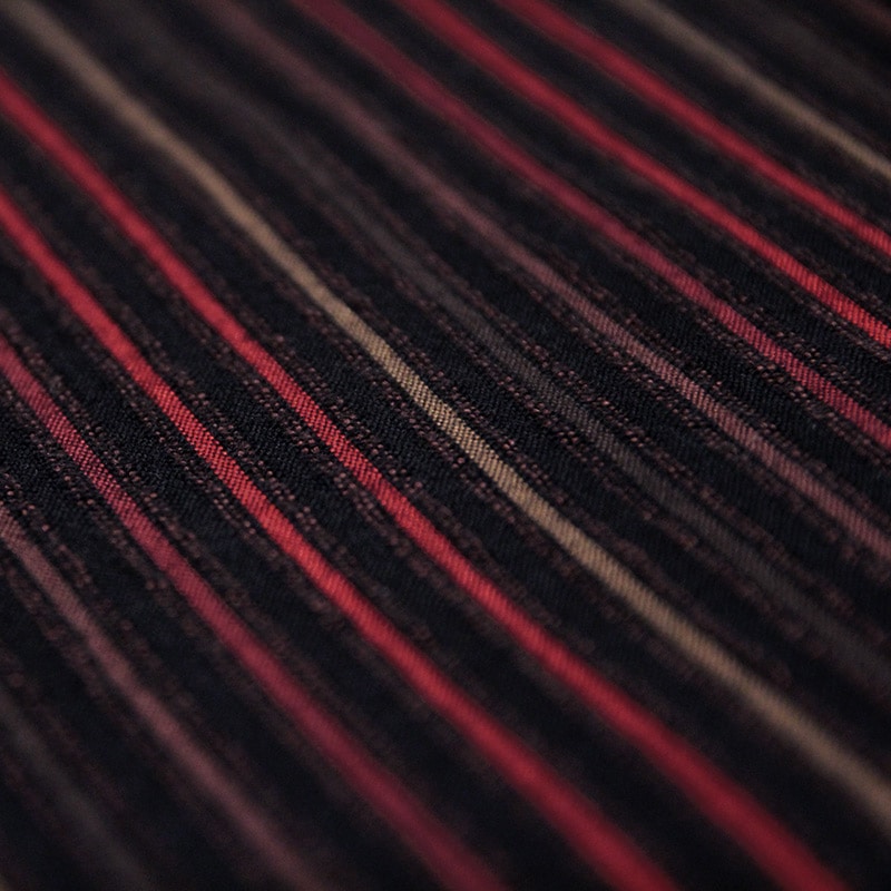 表地：和木綿「紫式部 黒/赤」の写真