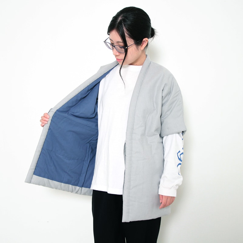 konpeitou 五分袖はんてんモデル着用画像